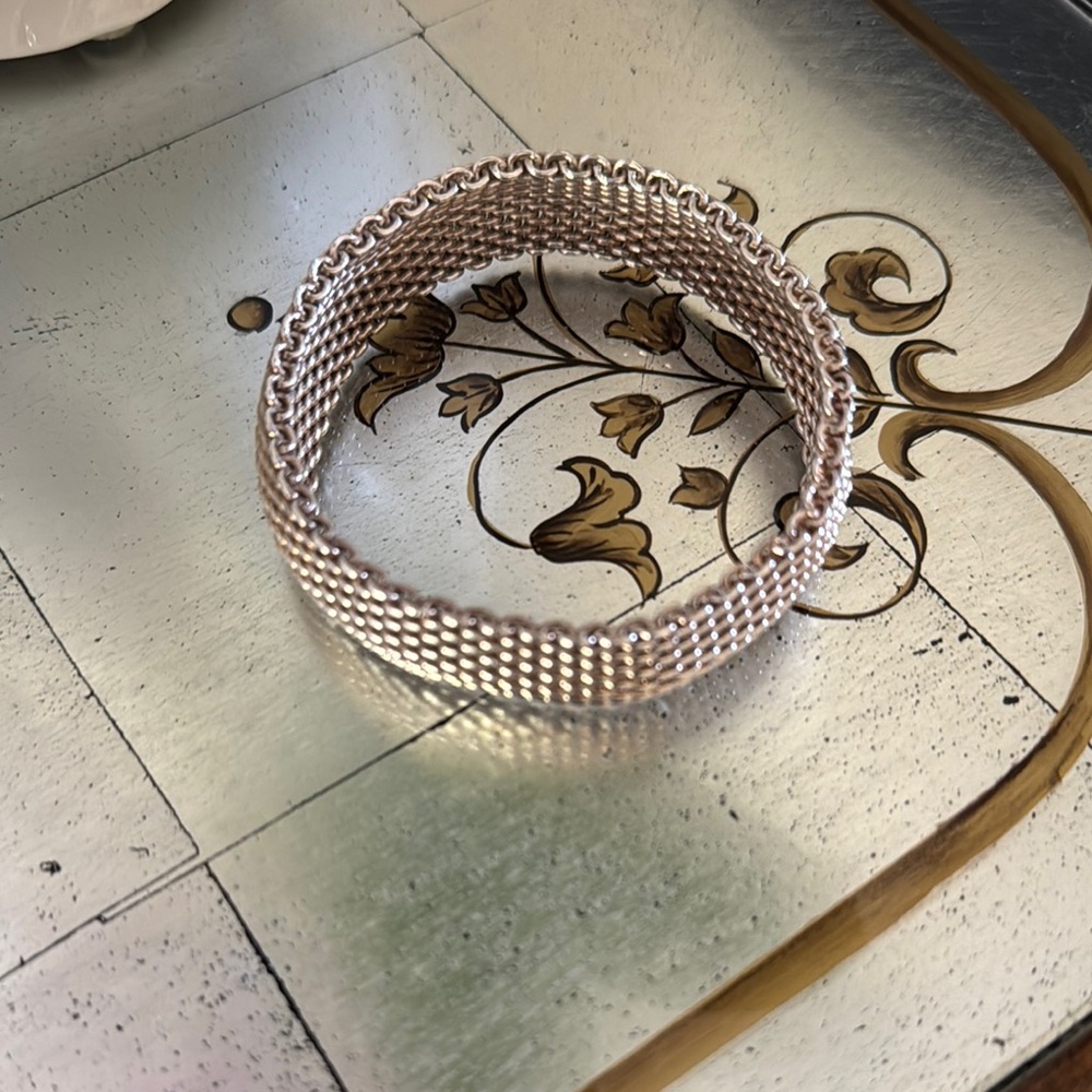 Elegant Silver Bracelet by Tiffany